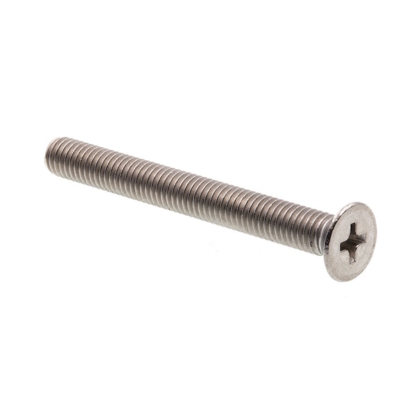 Prime-Line Machine Screw, Metric, Flat Head, Phillip Drive M5-0.8 X 45MM A2-70 Stainless Steel 10PK 9121397 - main